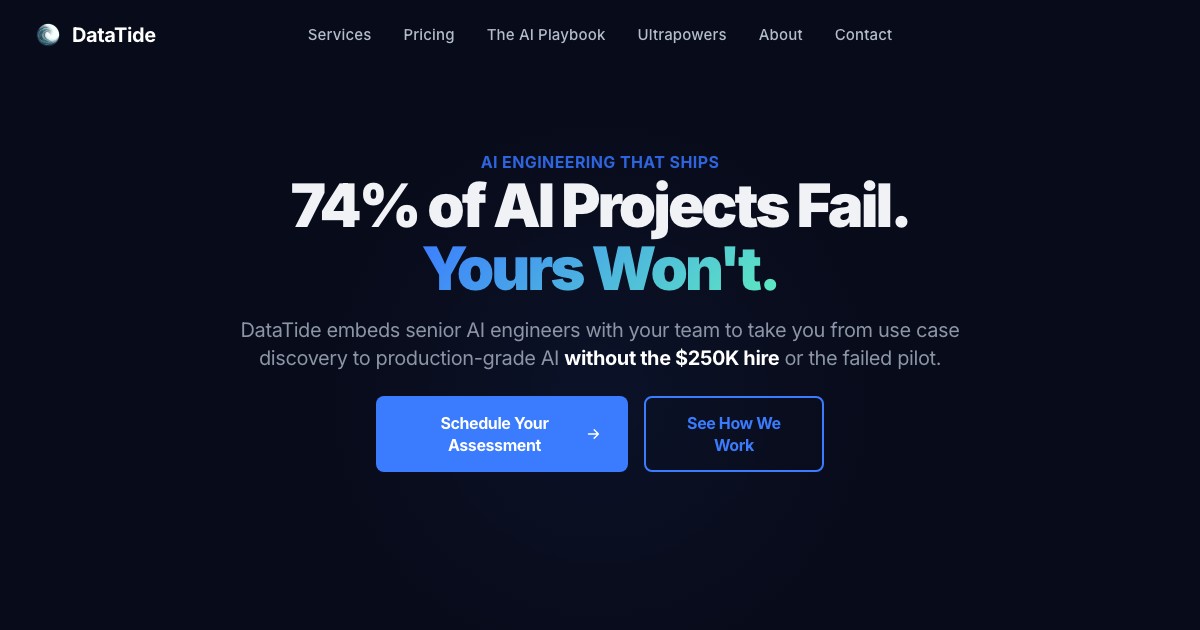 AI consulting practice